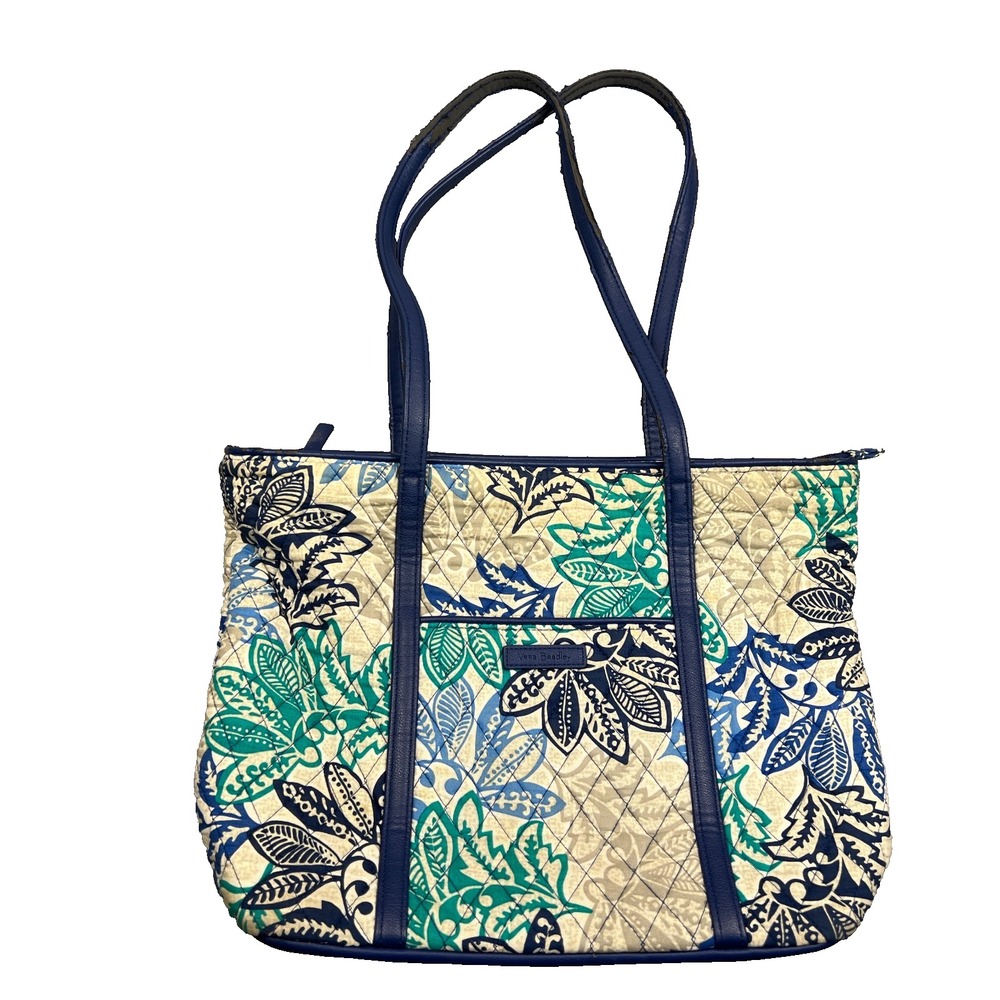 Vera Bradley Shoulder Bag Womens Quilted Zippered Santiago